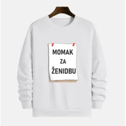 MAFIMI Muški duks Momak za ženidbu, Beli