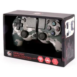 Gembird JPD-PS4BT-01-CM PC/PS4 Bezicni gamepad sa dvostrukom vibracijom, Camo
