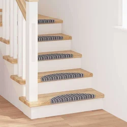 Samoljepljivi stepenasti ulošci 15 pcs Siva 56 x 17 x 3 cm