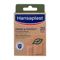 HANSAPLAST Flasteri Green & Protect, 20 Flastera