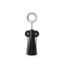 PULLTEX Odpirač za steklenico Vin Oline 6xh18cm/črn/inox, pvc
