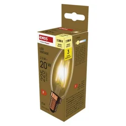 Emos z53012 Led sijalica vintage candle 2,5w(20w) 225lm e14 ww ( 3451 )