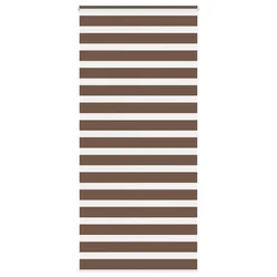 Zebra zavjesa smeđa 105x200 cm širina tkanine 100,9 cm poliester
