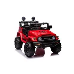 Licencirani auto na akumulator Toyota FJ White 4x4 - crveni