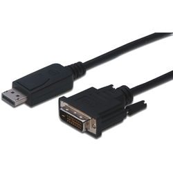 DisplayPort kabel moškiDVI-D moški,  2m