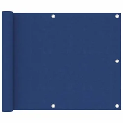 Vidaxl Balkonsko platno modro 75x600 cm oksford blago