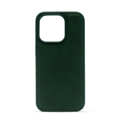LEATHER CASE Maska za telefon za Iphone 15 Pro, Zelena