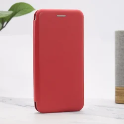 Maska na preklop Coral Book za iPhone 14 Pro, Crvena