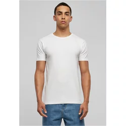 Fitted stretch T-shirt white