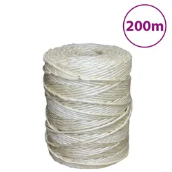 Vidaxl vidaXL Vrv, 100 % sisal, 3 mm, 200 m