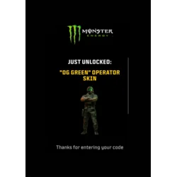 Monster Energy X Call of Duty: MODERN WARFARE 4 - OG Green Operator Skin (DLC) (PS4/PS5/XBOX ONE/XBOX SERIES X/PC) Official Website Key GLOBAL
