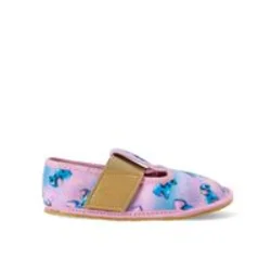 Otroški barefoot copati RAYVE SLIPPERS ELASTIC modri s psom - 25