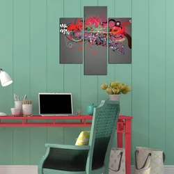 Wallity Set slika 3MDF-093, 3 Dela