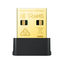 TP LINK T2UB Wireless USB mrežna kartica Archer Nano Crna