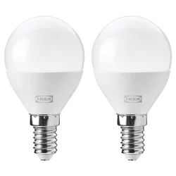 SOLHETTA LED sijalica E14 806 lumena, podesivog intenziteta/kugla opal bela, 45 mm