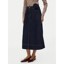 Vero Moda Jeans krilo Ruth 10343067 Mornarsko modra A-Line Fit