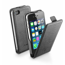 Cellular Line preklopna zaštita za uređaj iPhone 4: crna