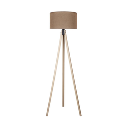 Duolla - Podna lampa 1xE27/60W/230V prečnik 44 cm braon/bež