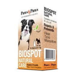 Paws&Paws Biospot rotation Ampula protiv parazita za pse do 7kg, 3ml