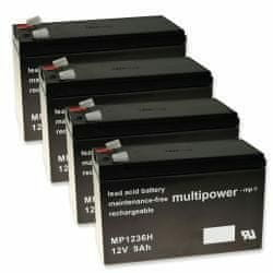 POWERY Svinčev Akumulator MP1236H/APC RBC24 - Powery