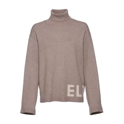 Elbsand Pulover bež/temno siva