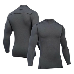 Mens Long Sleeved Compression T-shirt Under Armour 1265648-090 Siva