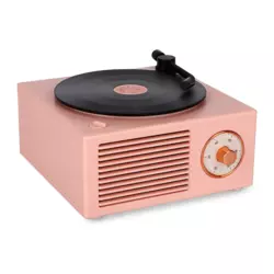 Bluetooth zvucnik Retro Vintage 3D roze