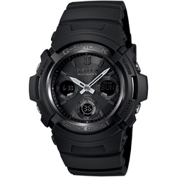 CASIO unisex ročna ura AWG-M100B-1AER, črna