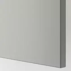 METOD Visoki element s policama, bela/Havstorp svetlosiva, 40x60x200 cm