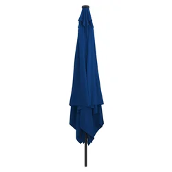 Vrtni suncobran S LED lampica Azurnoplava 295 x 295 x 245 cm