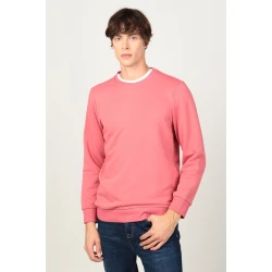 TUDORS Muški duks Slim Fit roze