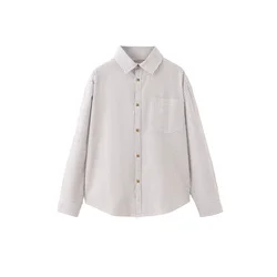 MANGO KIDS Srajca CHESS rjava/bela