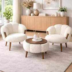 ATELIER DEL SOFA Fotelje i klub stočić Star White