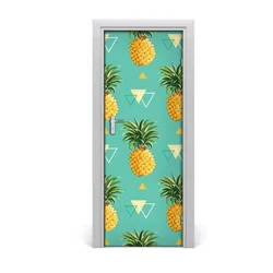 tulup.si Samolepilni tapete na vratih Ananas 75x205 cm