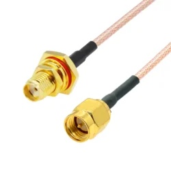 shumee Pigtail SMA vtičnica IP65/SMA vtič RG316 50cm