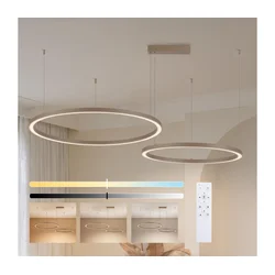 Brilagi - LED prigušiva luster na sajli PORTOFINO LED/98W/230V bež + daljinski upravljač