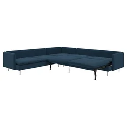 SÖDERHAMN Ugaona sofa ležaj, 6-sed, Kelinge tamnoplava