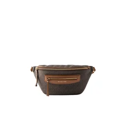 MICHAEL Michael Kors Torbica za okrog pasu karamel / temno rjava