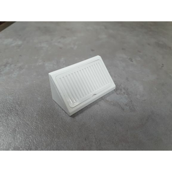 Beli PVC kotnik s pokrovčkom