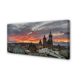tulup.si Slika na platnu Krakov sunset panorama 100x50 cm