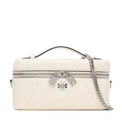 Tory Burch Ročna torba Charlie 186038 Kremna