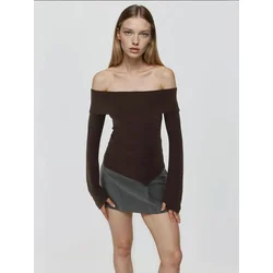Hiccup Top Oberteile temno rjava
