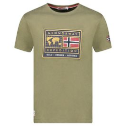 GEOGRAPHICAL NORWAY Majica kratak rukav jofoten db kaki men 254 M