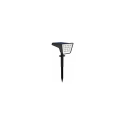 LED RGBW solarno svetlo sa senzorom LED/3,7 V IP54 1200 mAh crna