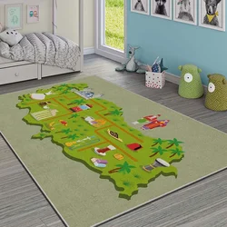 Conceptum Hypnose Tepih Hmi Kdc-84, Pravougaoni, 100 x 180 cm, Zeleni