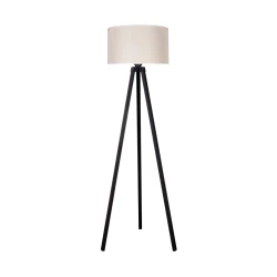 Duolla - Stojeća lampa 1xE27/60W/230V preč. 44 cm krem/wenge