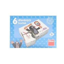 Dino Leseni bloki 6 kosov Krtek