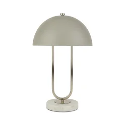 Searchlight EU60949GY - Stona lampa DOME 1xG9/7W/230V srebrna