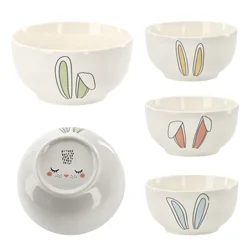 Porcelanasta skleda 480ml zajčja ušesa 64414