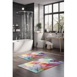 Lessentiel Maison Set prostirki za kupatilo CT-5260, 2 Komada, Šarena
